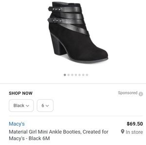 MATERIAL GIRL MULTI STRAP ANKLE BOOTIE